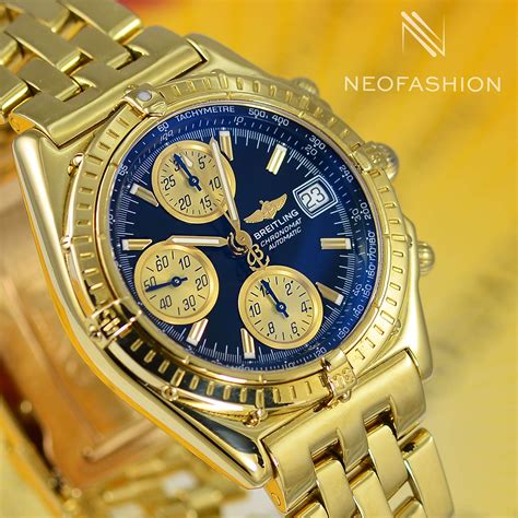 breitling gols|breitling chronomat 18k.